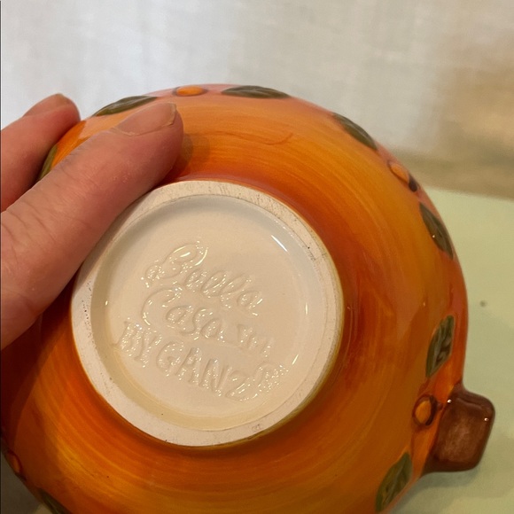 Pumpkin Shaped Decorative Bowls blessings & give thanks - Picture 3 of 3